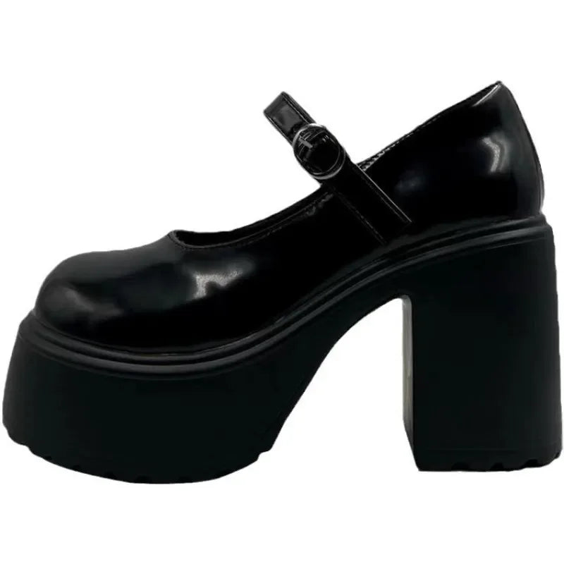 Zapatos Mary Jane de Tacón Alto para Mujer con Correa