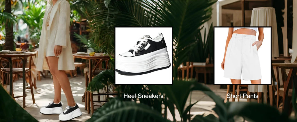 Zapatos de Plataforma Oculta para Mujer con Tacón de 9 cm