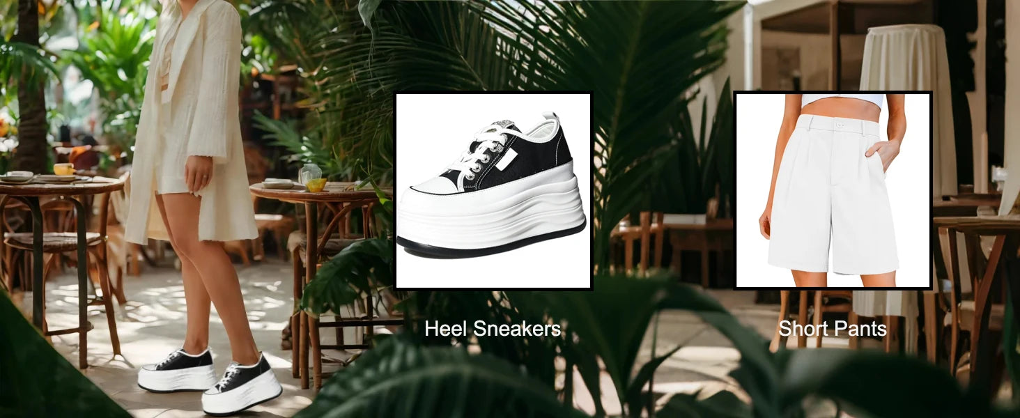 Zapatos de Plataforma Oculta para Mujer con Tacón de 9 cm