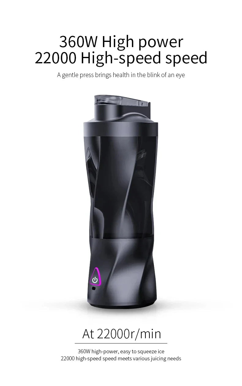 Exprimidor Portátil Inalámbrico 360W Batería 6000mAh