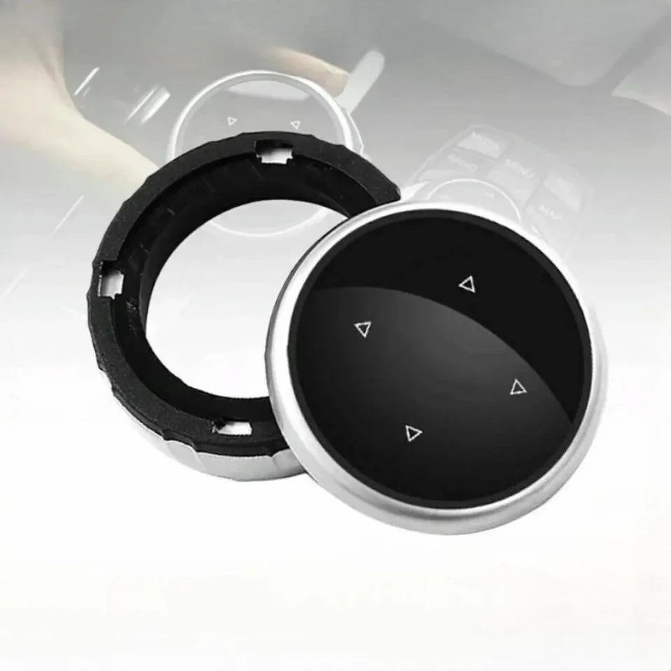 Cubiertas para Botones de Control Multimedia con Perilla Grande para BMW Serie 1 2 3 4 5 6 7 X1 X5 X6 F20 F30 F10 F07 E60 E90 E70 IDrive