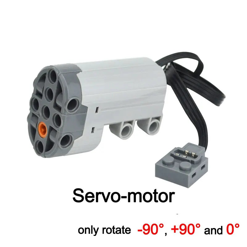 Bloques de construcción electrónicos técnicos, accesorios de reacondicionamiento MOC, micromotor, piezas de funciones de potencia RC, bloques de coche DIY creativos, juguetes para niños