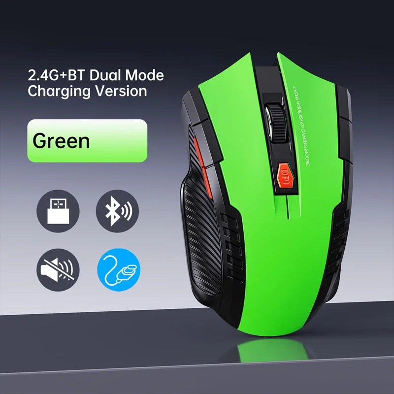 Ratón Inalámbrico Lenovo Modo Dual Clics Silenciosos Recargable