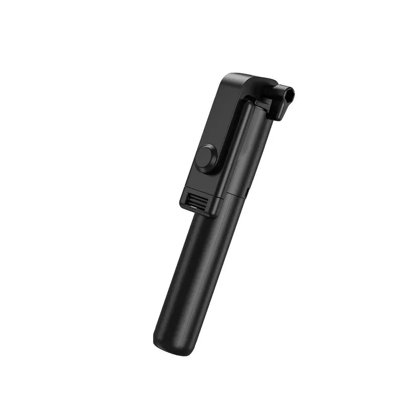 Palo selfie Bluetooth portátil con luz LED y control remoto para móviles
