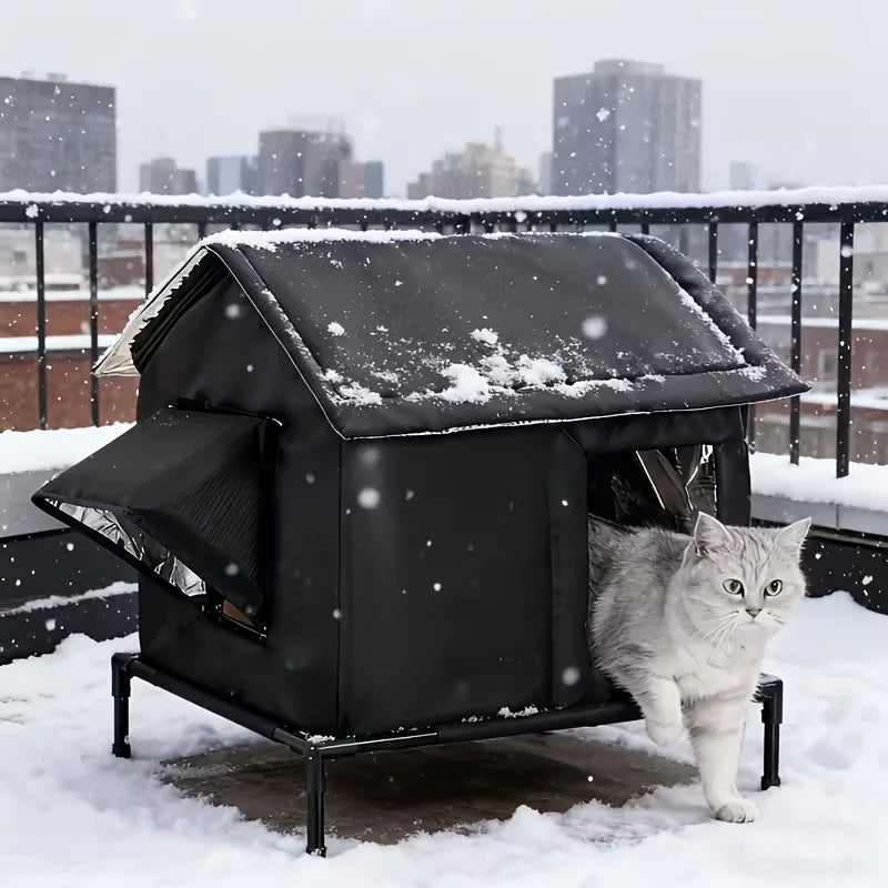Casa Nido Térmica para Gatos - Refugio Impermeable Oxford