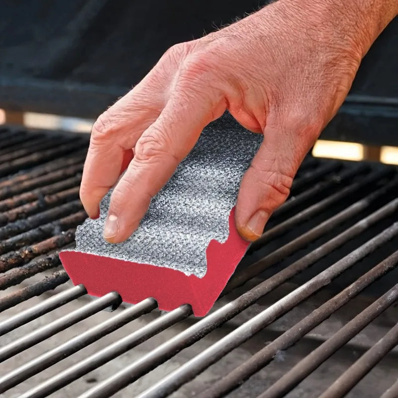 Estropajo de Doble Cara, Grueso y Anti-Rayaduras, para Parrilla Exterior, Fregadero de Cocina, Utensilios Metálicos, Estropajo de Limpieza de Alta Resistencia, Cepillo de Limpieza
