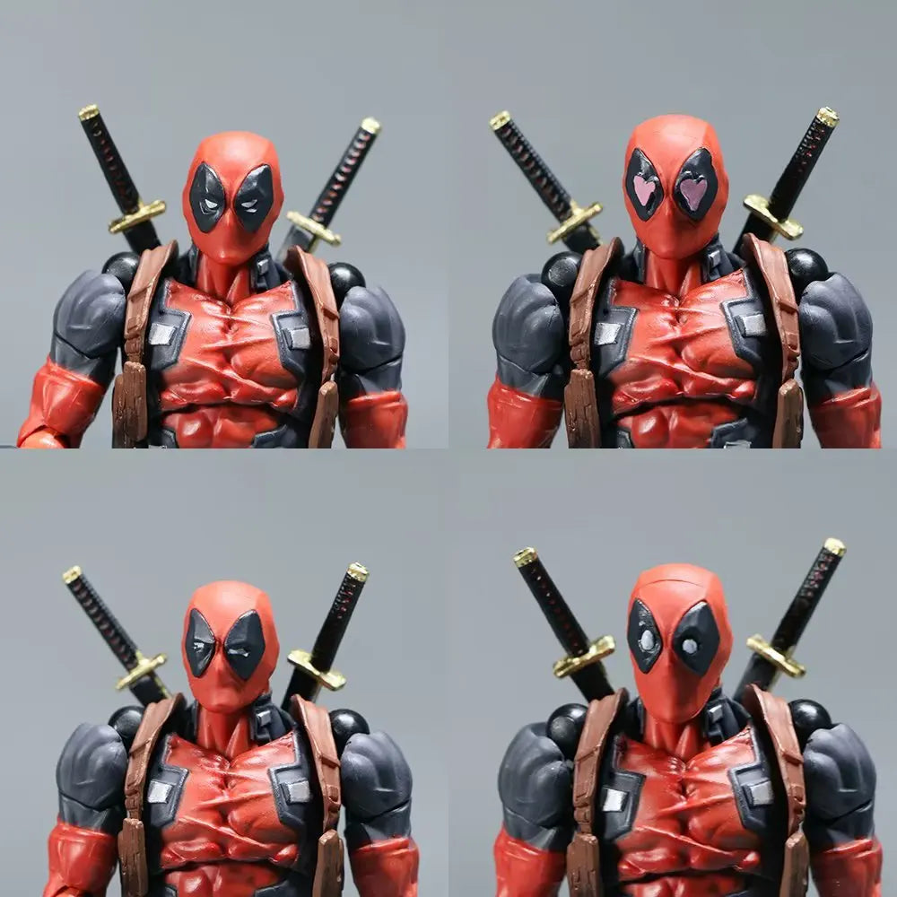 INCREDIBLE YAMAGUCHI Deadpool & Wolverine 2,0 figura de acción gris mutantes articulación móvil KAIYODO Wade modelo película juguetes para niños regalo