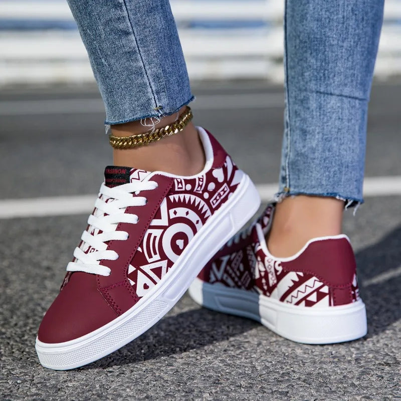 YRZL Zapatillas de deporte informales ligeras para mujeres y hombres, par de zapatos antideslizantes para caminar, zapatos impermeables, zapatos deportivos con estampado de grafiti a la moda para hombres