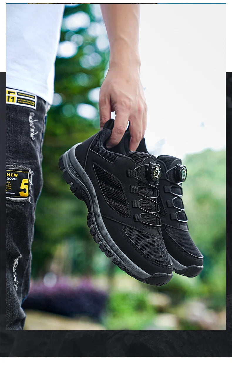 Zapatillas Deportivas Hombre con Hebilla Giratoria - Senderismo 39-48