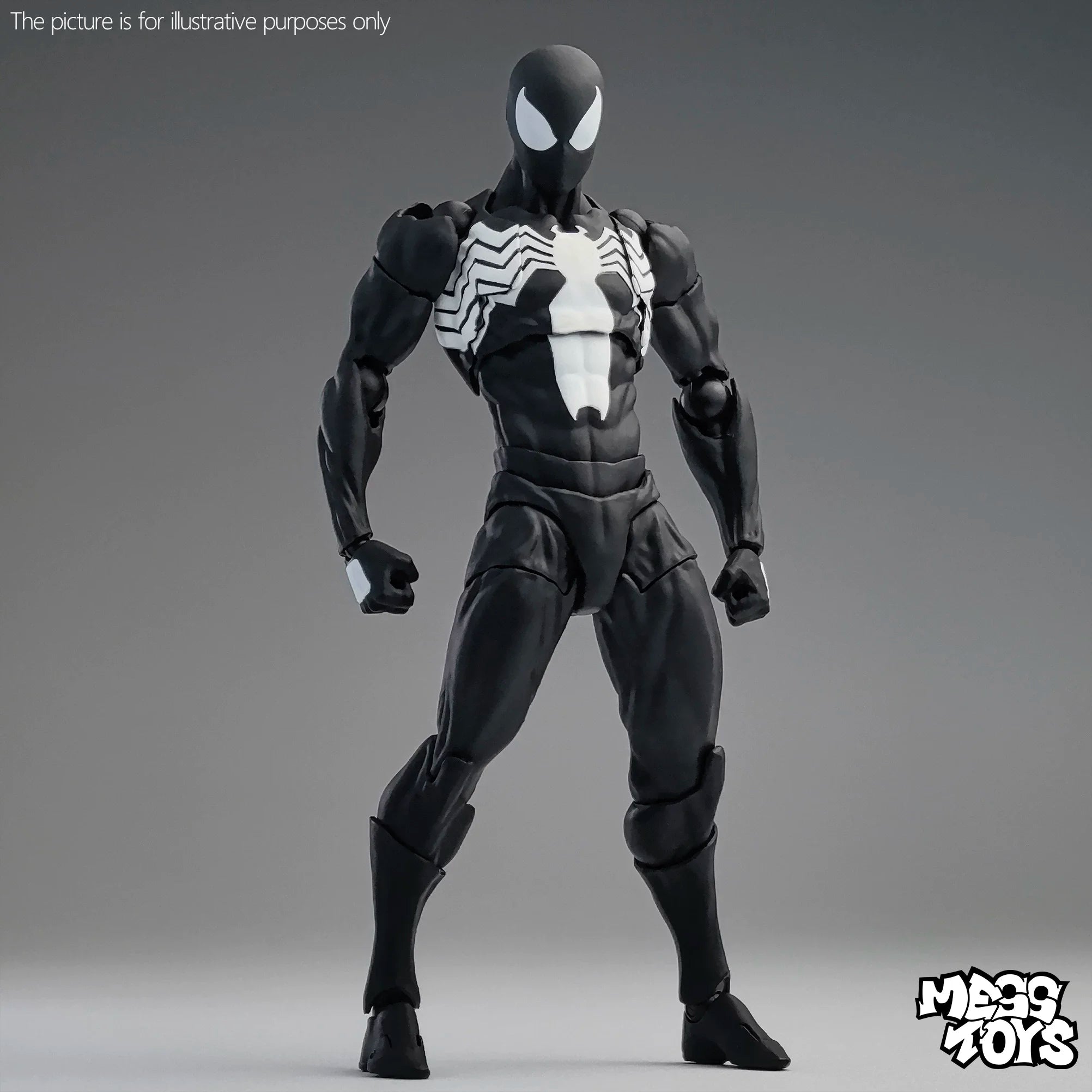 Figura de Acción de 16 cm de Spider-Man Venom Symbiote Kaine Parker Scarlet Spider con Traje Negro y Rojo, Modelo de Anime, Juguetes Coleccionables
