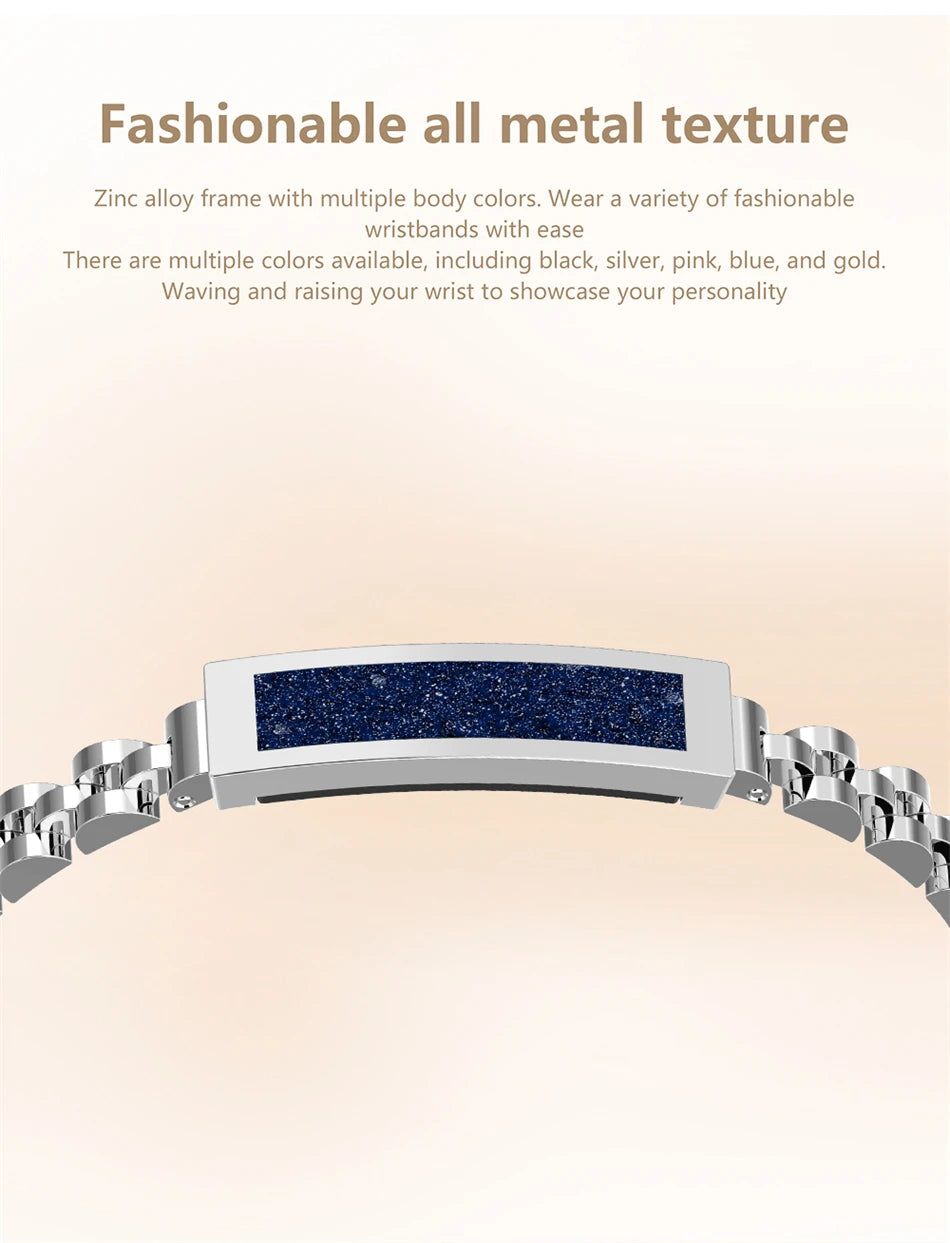 Pulsera inteligente LIGE para mujer con Bluetooth y monitoreo de salud