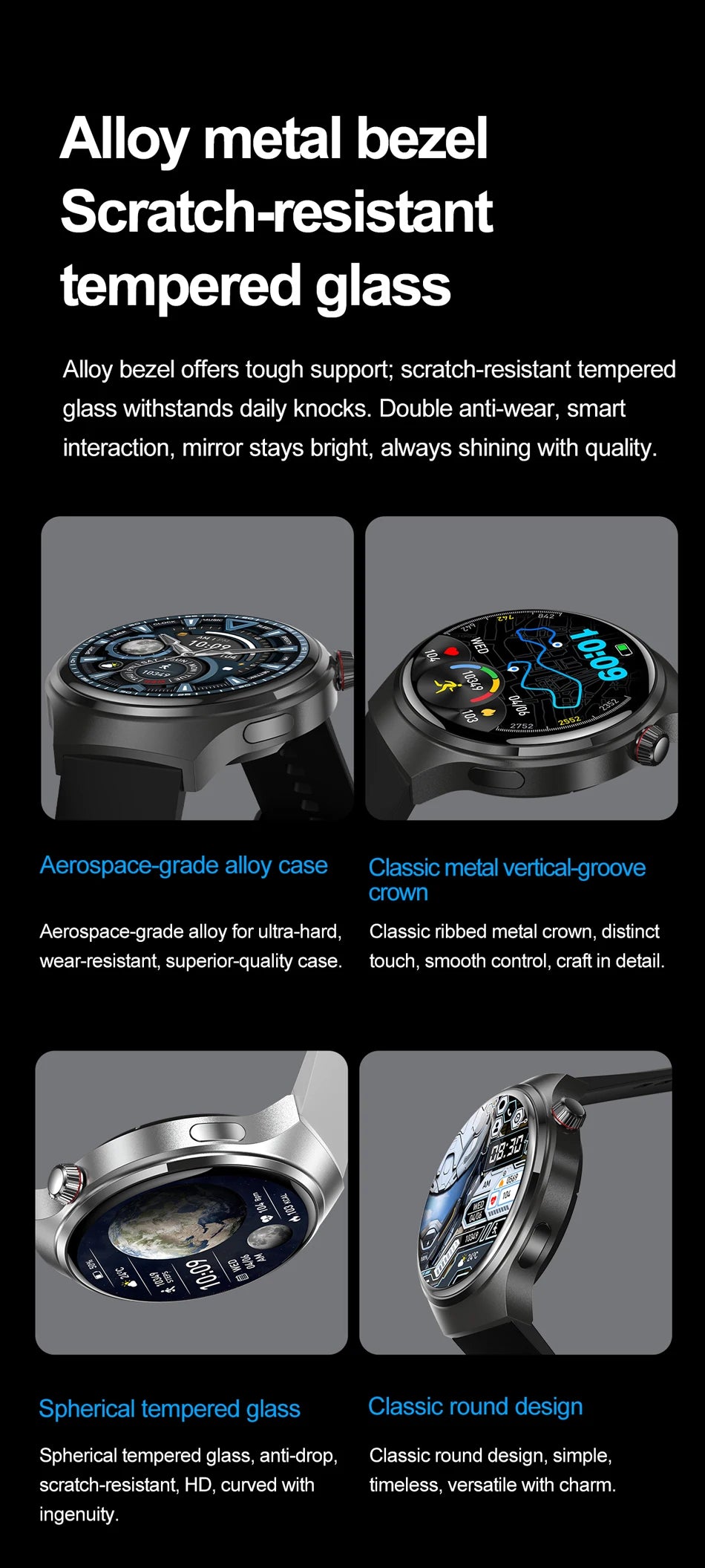 Watch 4 Pro Reloj Inteligente GPS IP68