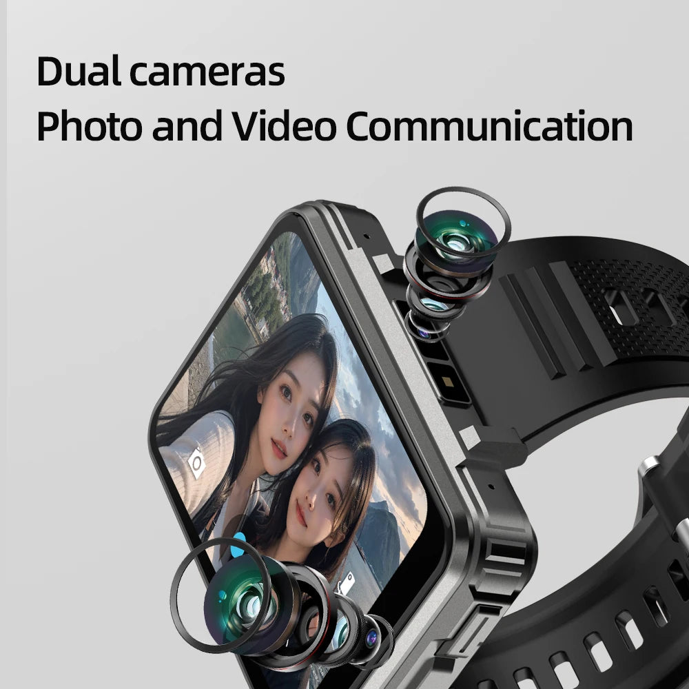 Reloj Inteligente AMOLED 2.4 Pulgadas con Cámara Dual y WiFi