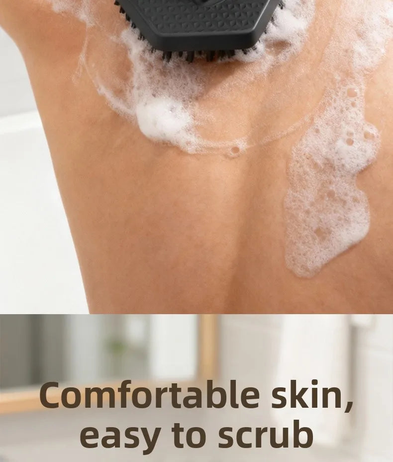 Cepillo de Ducha de Silicona para Masaje Corporal