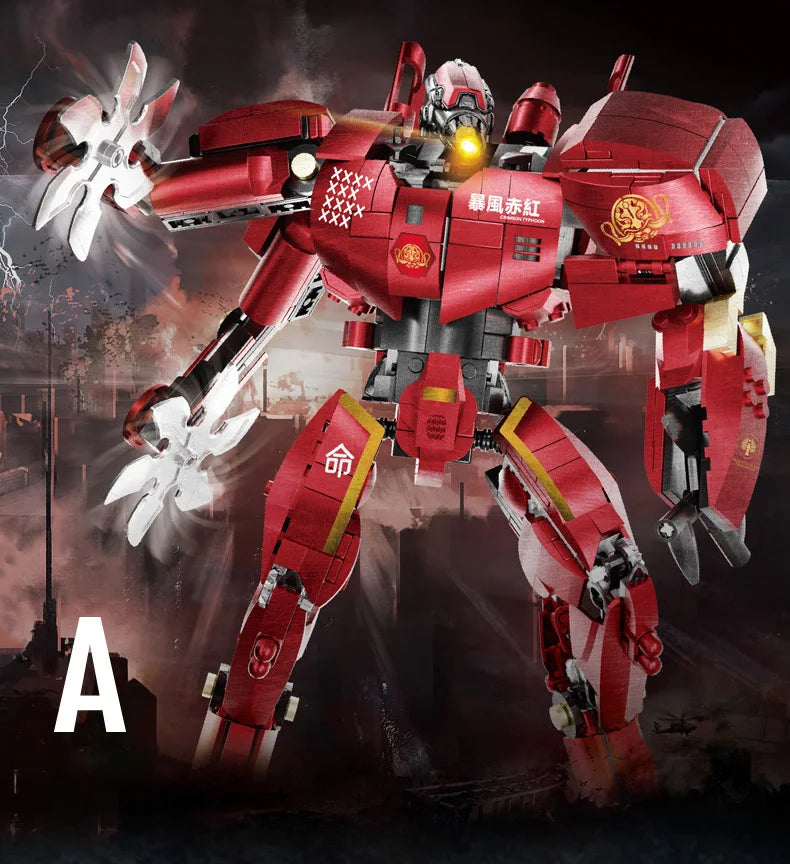 Bloques de construcción para niños, conjunto de juguetes mecha, robot de deformación, modelo mecha, ensamblaje, edificio para niños, juguete para regalo de cumpleaños