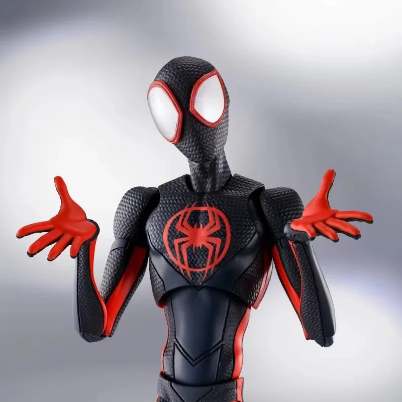 Figuras de Acción de 15 cm SHF Spider-Man Figuarts Miles Morales Gwen, Figura de Spider-Woman, Figura de Spiderman, Muñeco de PVC, Regalo