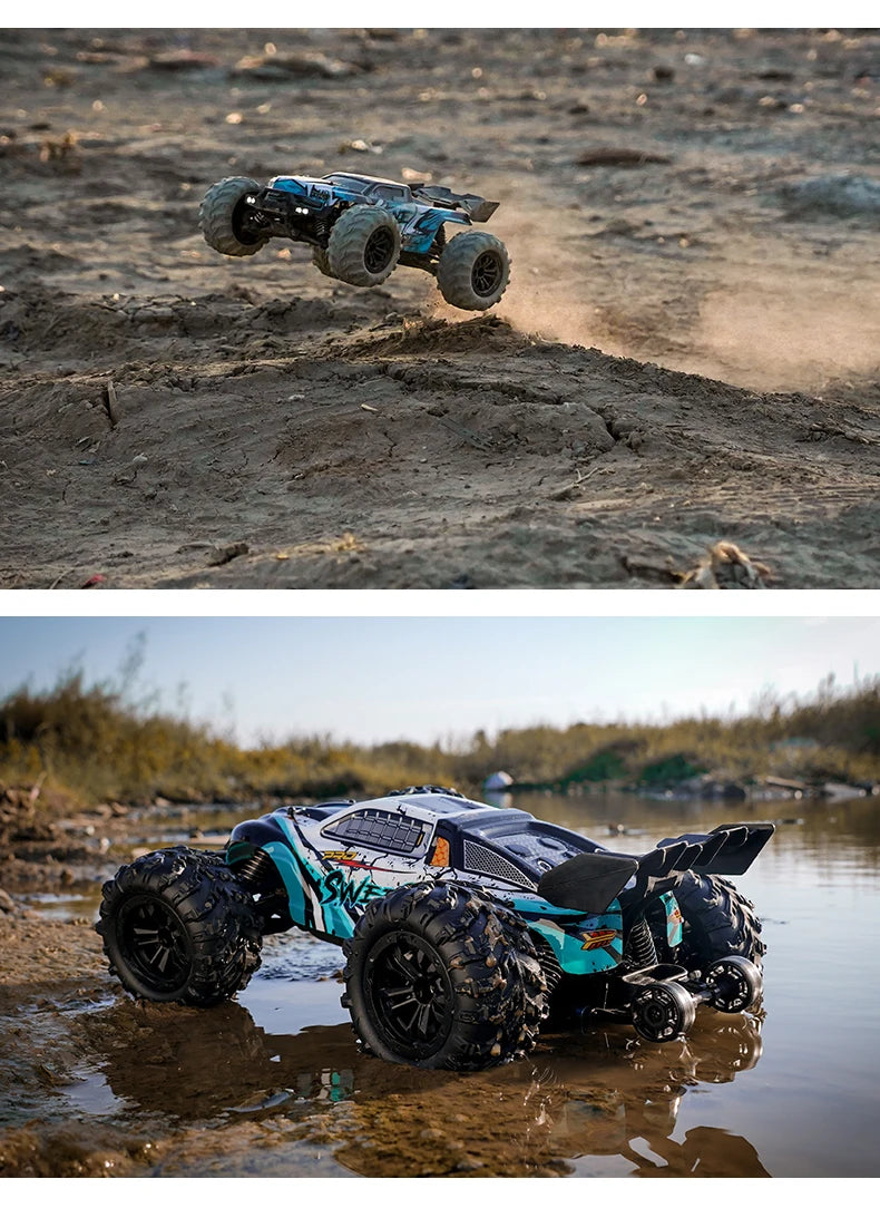 Teeggi 16101 /16102 PRO 1:16 70 KM/H carreras de deriva de alta velocidad SG116 MAX 4WD RC coche todoterreno monstruo camión juguetes para regalo de chico