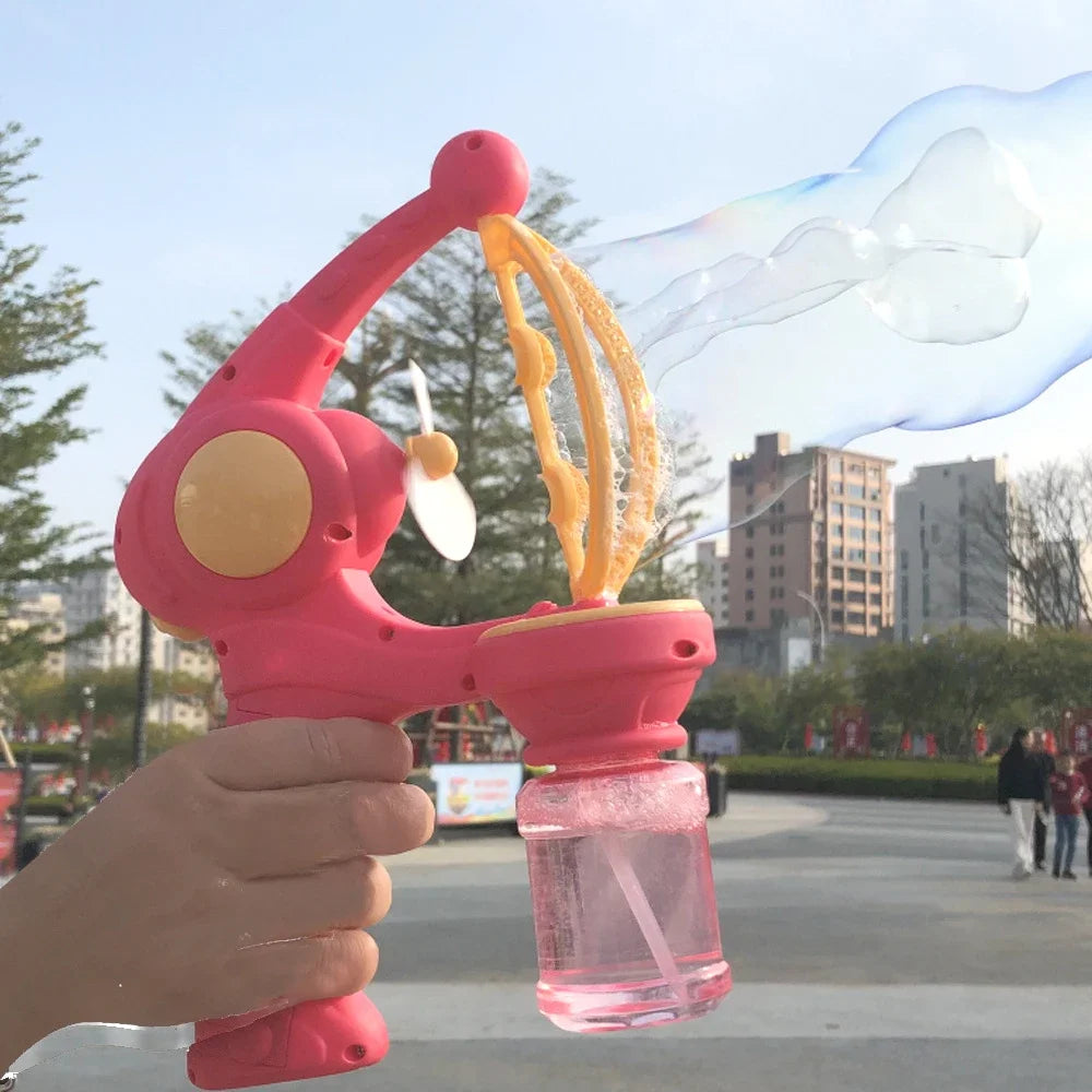 Pistola Eléctrica de Burbujas de Jabón Automática para Niños