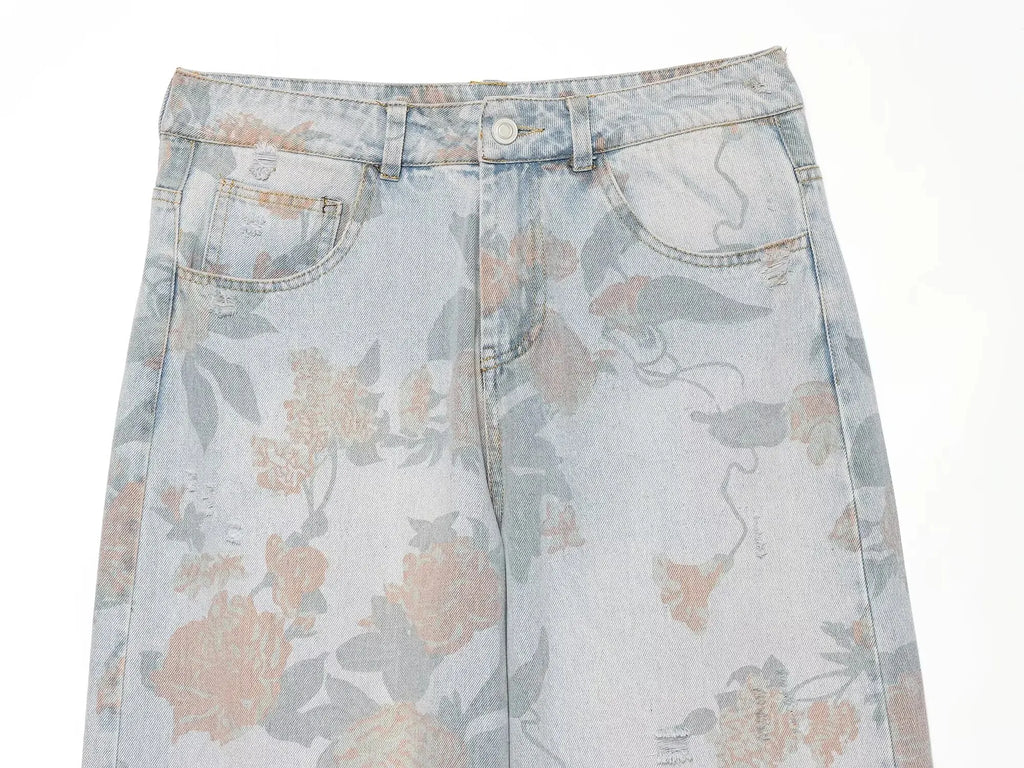 Pantalones Vaqueros Holgados de Cintura Baja
