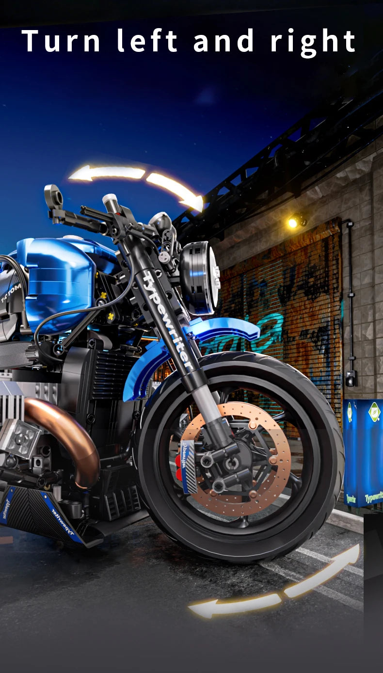Juego de coches de juguete de bloques de construcción para niños, coche de carreras mecánico, modelo de motocicleta mecánica, juguetes de montaje de modelo de coche