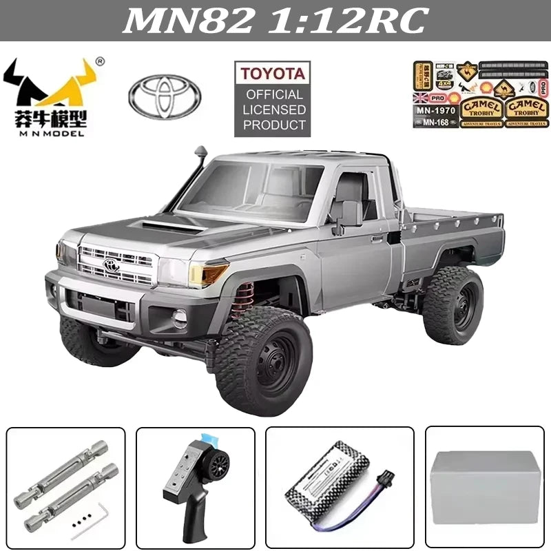 MN82 MN82S Toyota Rc 4x4 Rc CAR 2,4g 1/12 escala completa todoterreno Control remoto coche trepador de control remoto coche de juguete para regalo