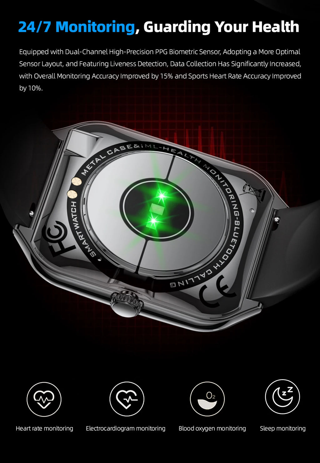 Reloj Inteligente Delgado AMOLED 1.43 Bluetooth