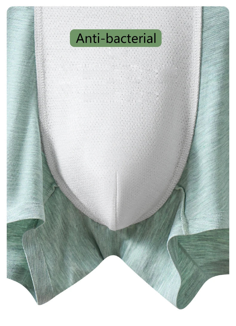 Ropa interior de fibra de bambú para hombre, Boxers cómodos y transpirables, calzoncillos de fibras regeneraradas L XL XXL 3XL 4XL, 3 uds.