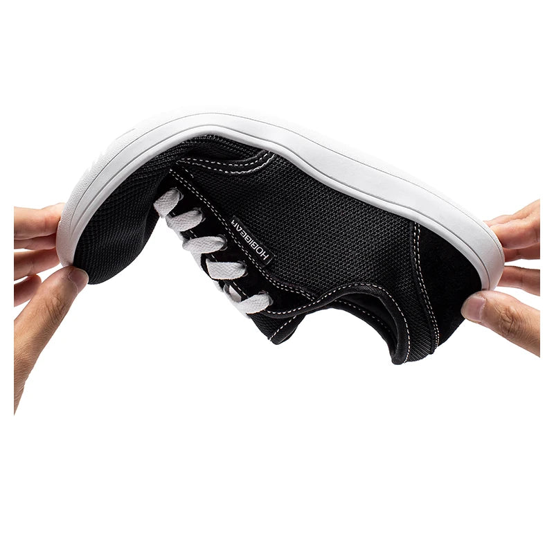 HOBIBEAR Zapatos minimalistas descalzos Unisex Punta ancha Zero Drop Zapatillas para caminar Zapatos ligeros y transpirables de malla