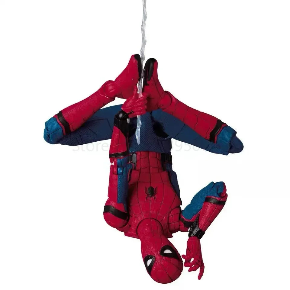 Figura de acción de Spiderman de Marvel Avengers: Homecoming, estatua con rostro intercambiable de Tom Holland, modelo de juguete coleccionable, regalo