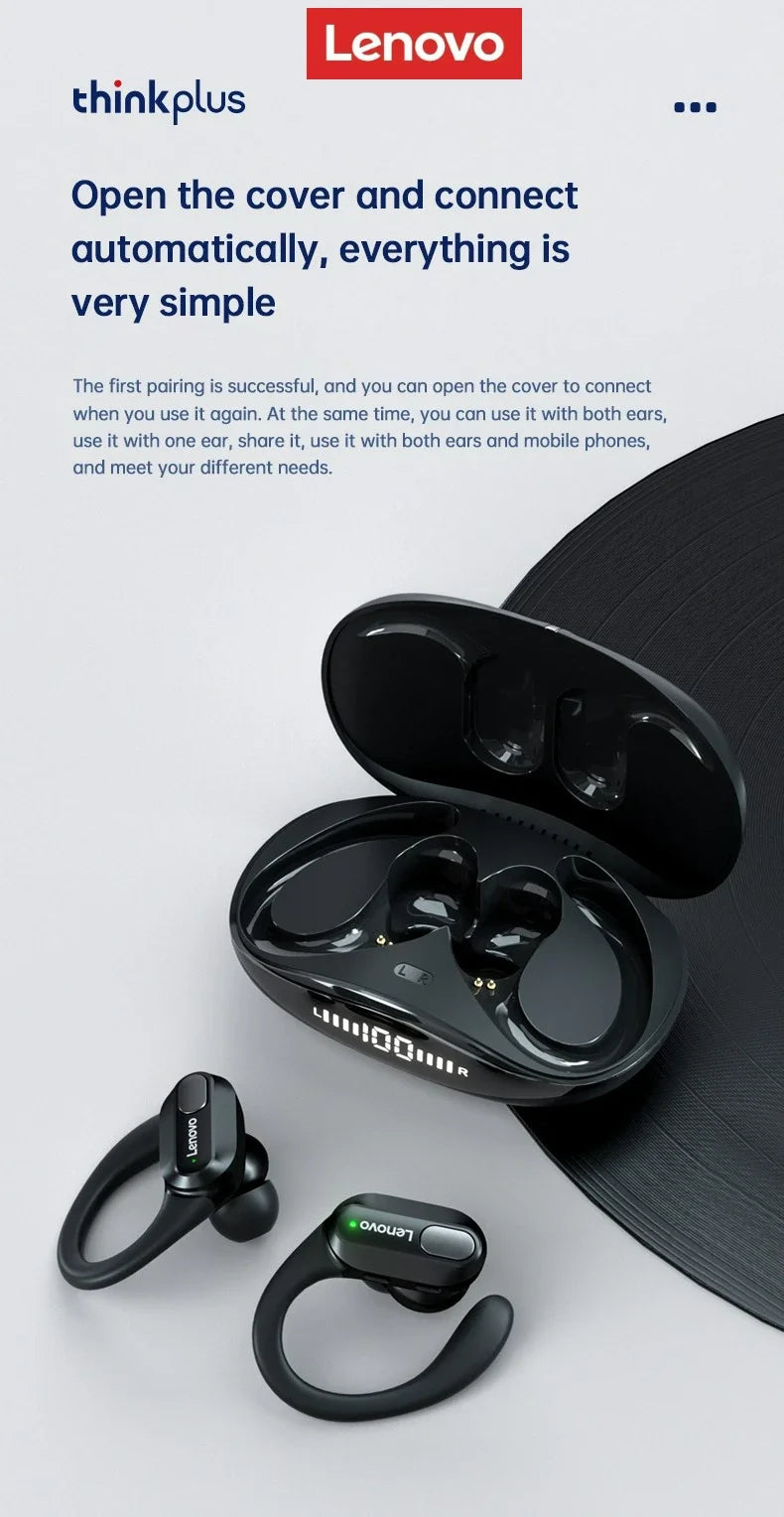 Auriculares Bluetooth Inalámbricos Lenovo XT80 con Micrófono