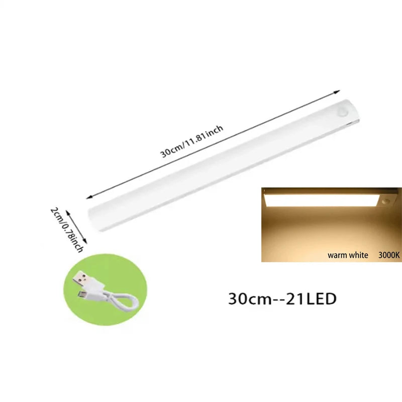 Lámpara LED con Sensor PIR para Gabinete y Escalera