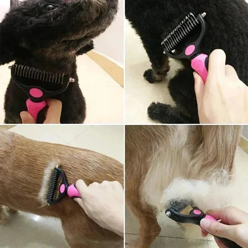 Cepillo Removedor de Pelo Autolimpiante para Mascotas
