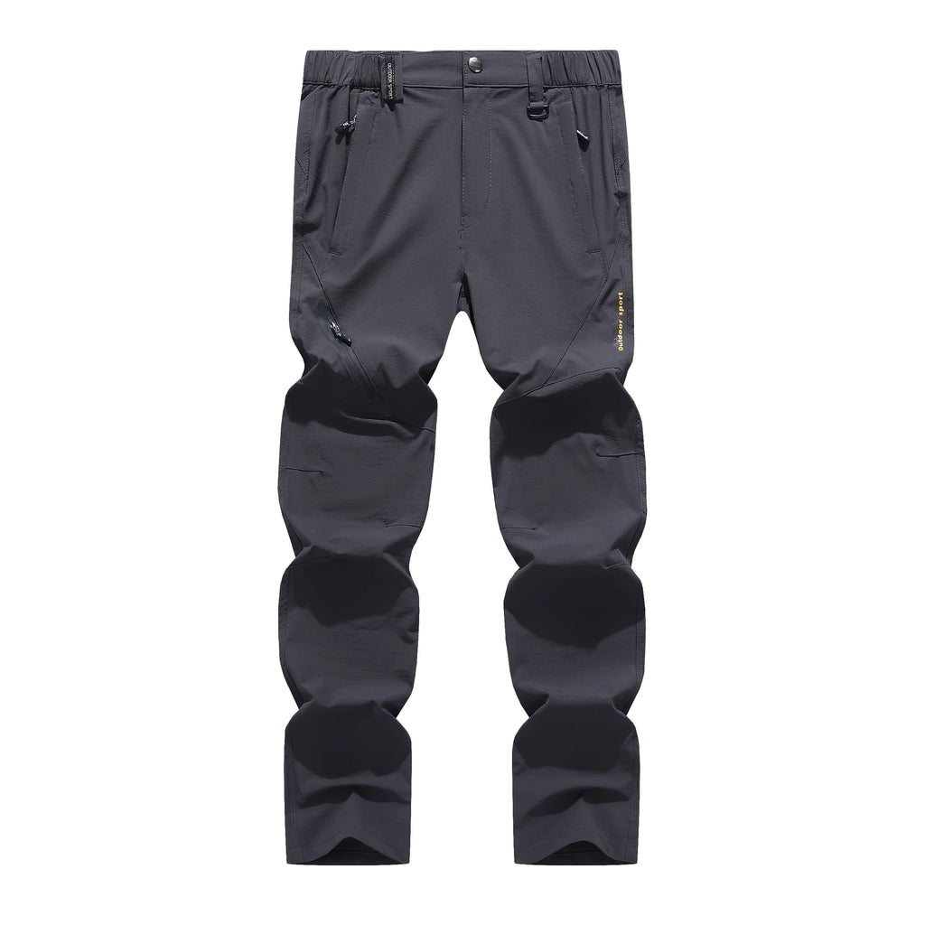 Pantalones elásticos de secado rápido para exteriores para mujer, pantalones de senderismo, talla grande, tela de nailon repelente al agua y resistente al desgaste, adecuados para uso diario en el trabajo y actividades al a