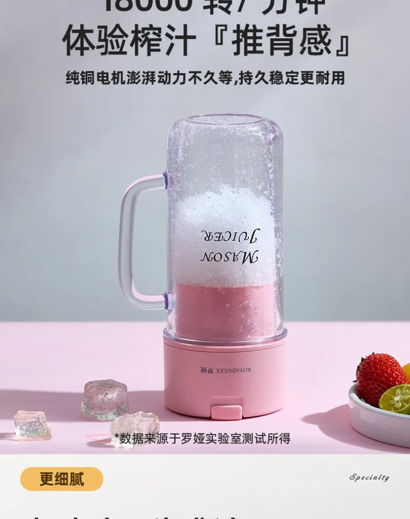 Licuadora Portátil Recargable 400ml — Jugos, Batidos e Hielo