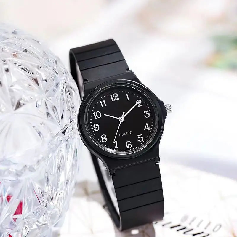 Reloj de Cuarzo Simple para Mujer, Correa de Silicona