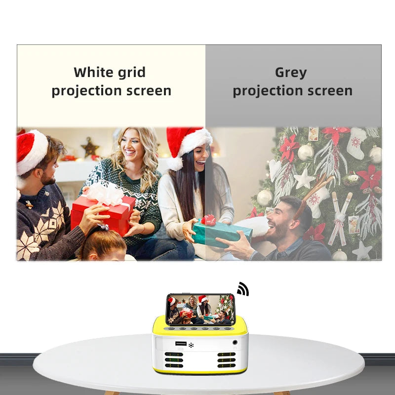 Pantalla de proyección anti-luz 16:9, tela HD reflectante de 60 a 133 pulgadas