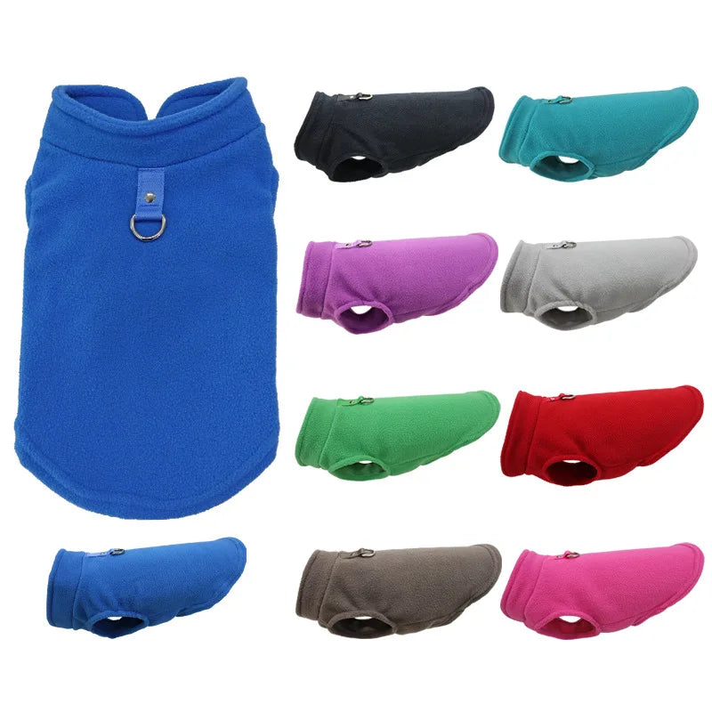 Chaleco de Lana para Perros y Gatos - Abrigo Cálido con Anillo en D