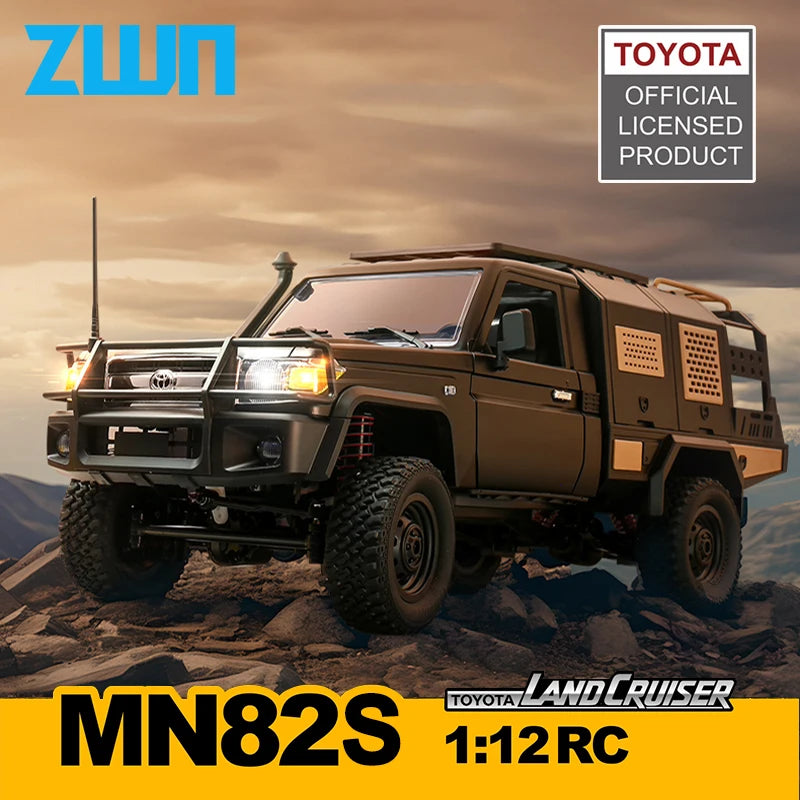 ZWN MN82 MN82S LC79 1/12 camioneta corta RC a escala completa 4WD Control remoto escalada todoterreno coche juguetes para niños regalos de navidad