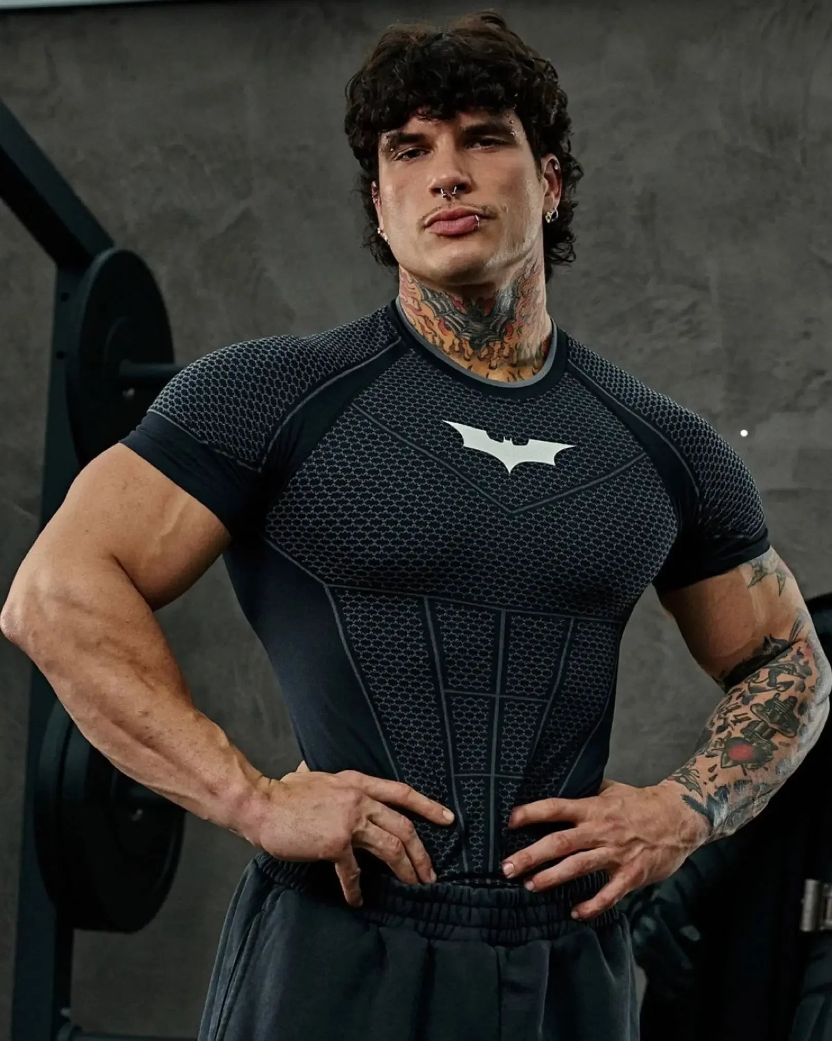 Camiseta Deportiva para Hombre, Secado Rápido, Gym y Culturismo