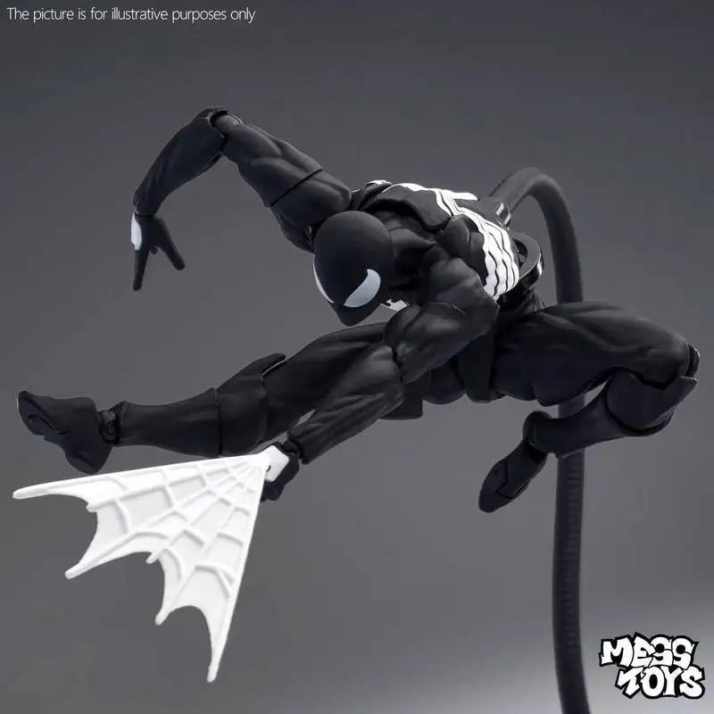 Figura de Acción de 16 cm de Spider-Man Venom Symbiote Kaine Parker Scarlet Spider con Traje Negro y Rojo, Modelo de Anime, Juguetes Coleccionables