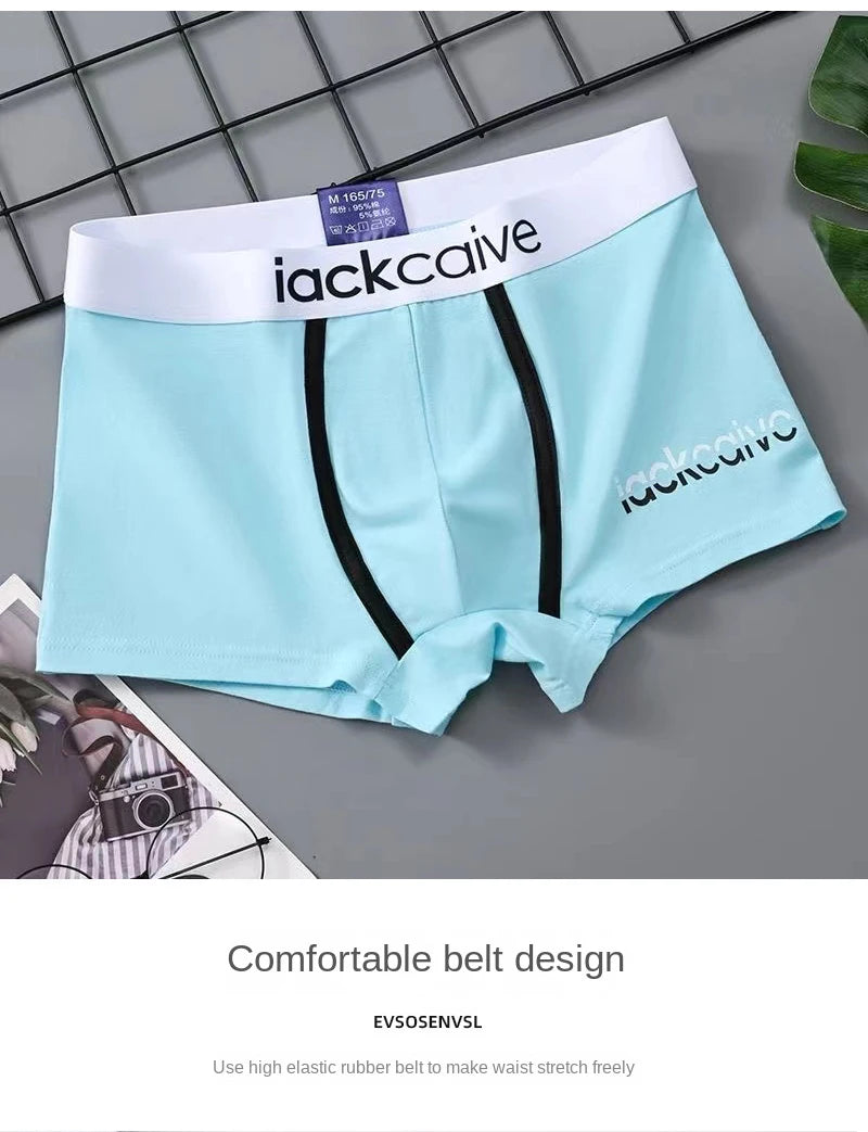 1 Uds. Ropa interior Boxer para hombre, calzoncillos sexis, Boxers de algodón, calzoncillos para hombre, pantalones cortos para hombre, lencería convexa en U, lotes al por mayor