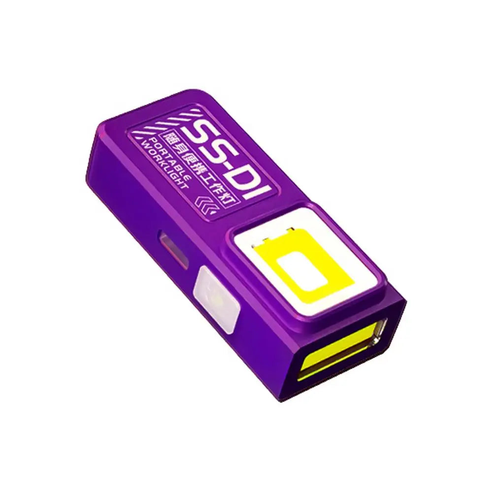 Mini Linterna LED COB Recargable USB con Clip Magnético Multifuncional