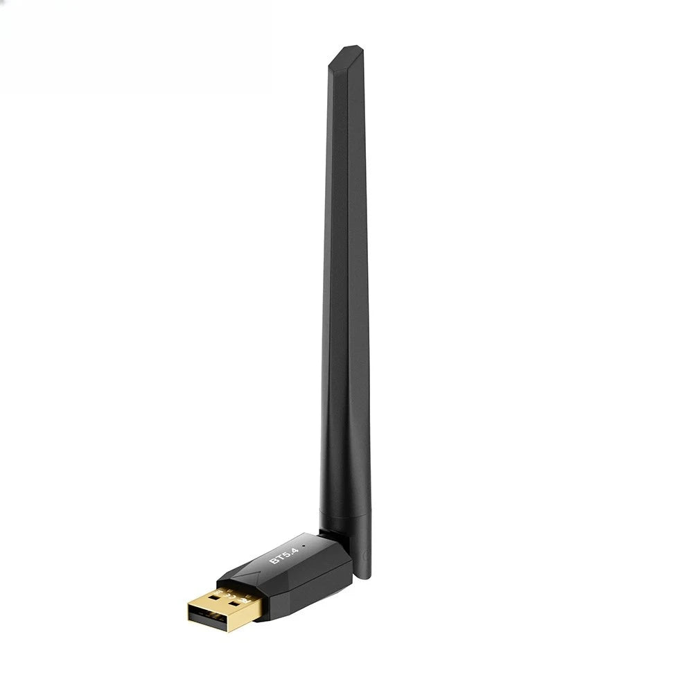 Adaptador Bluetooth 5.4 de 150M, Dongle USB Bluetooth sin Controlador para Windows 11/10/8.1, Receptor Transmisor de Audio para Teclado y Ratón