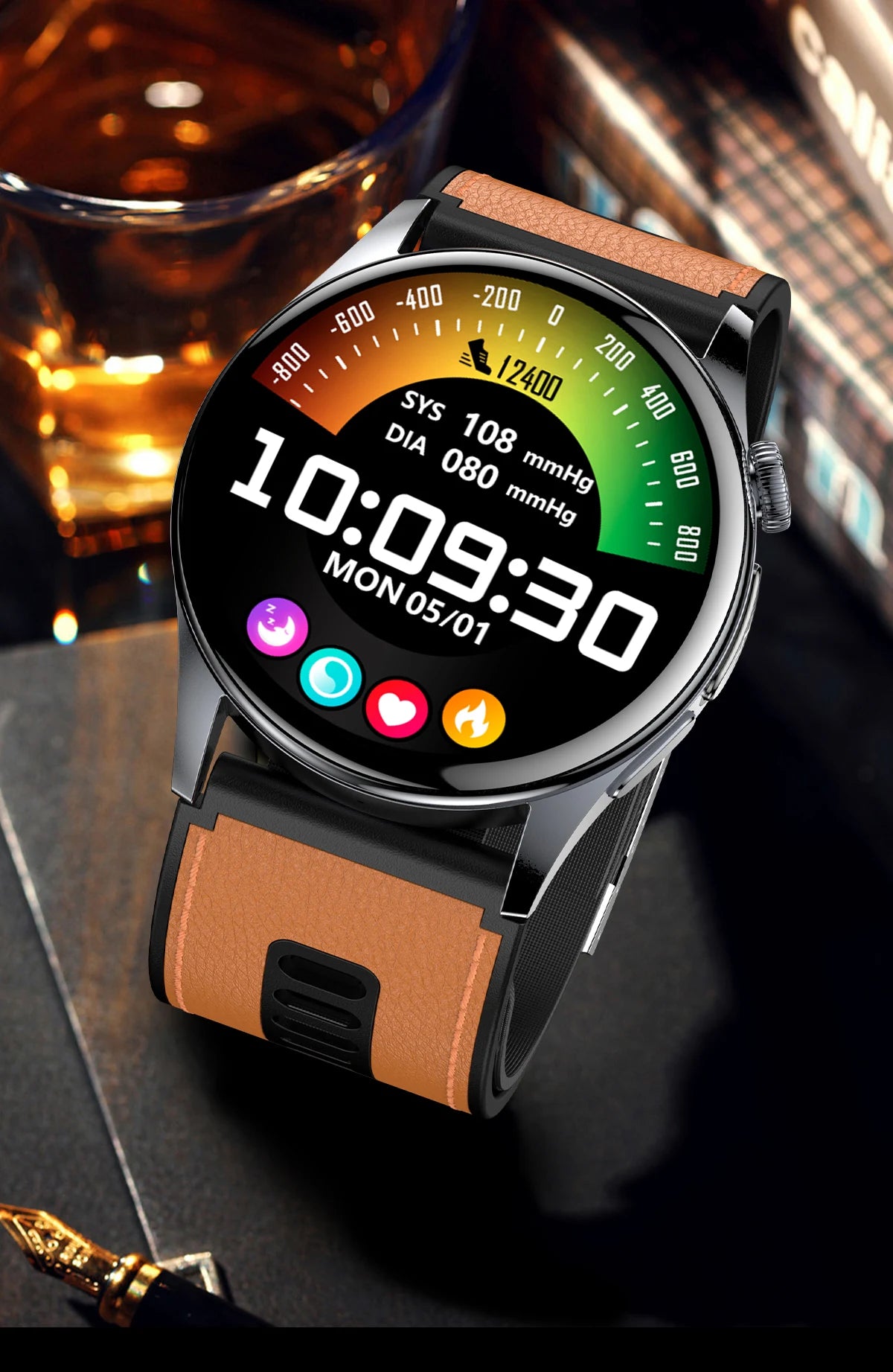 Reloj Inteligente Bomba de Aire Presión Arterial