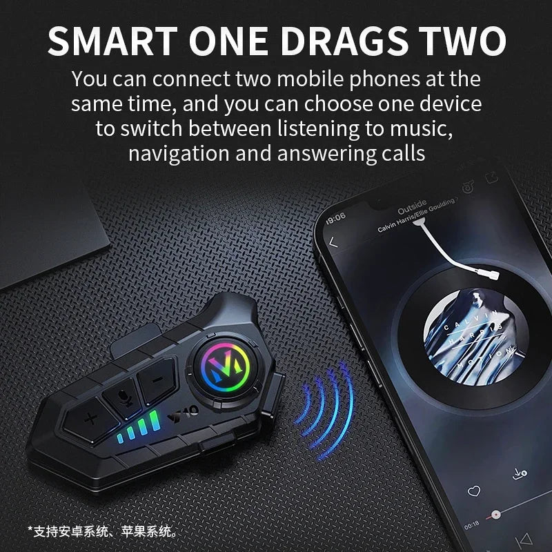 Y10 Kit Bluetooth para Casco de Moto Manos Libres