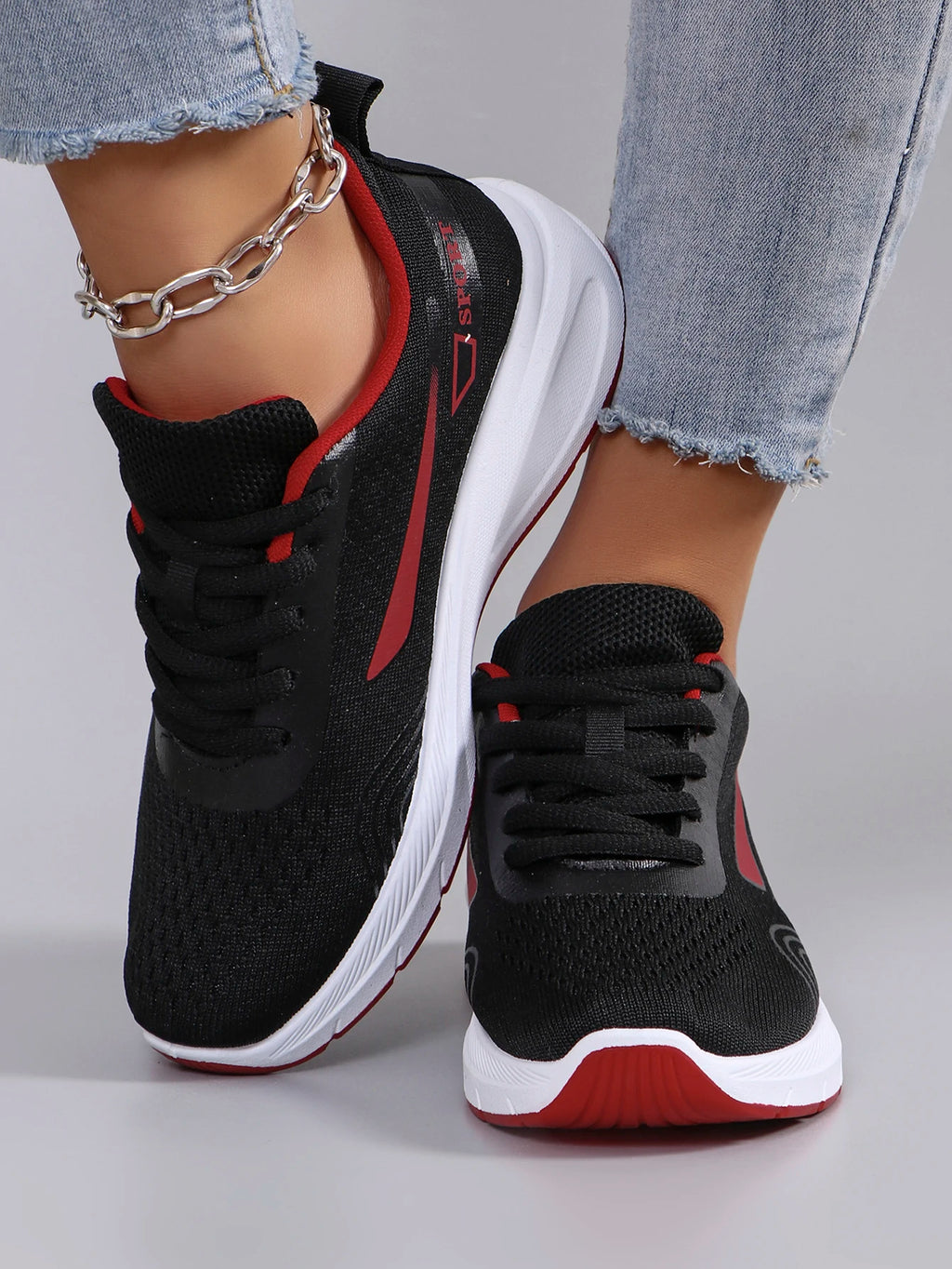 Nuevos zapatos deportivos de primavera para mujer, zapatos deportivos informales a la moda, transpirables, ligeros, antideslizantes, resistentes al desgaste, zapatos planos