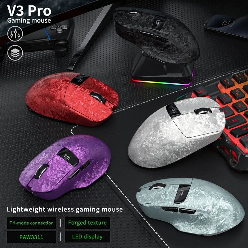 Ratón Inalámbrico Bluetooth Lenovo para Gaming, 35K DPI, Recargable USB-C