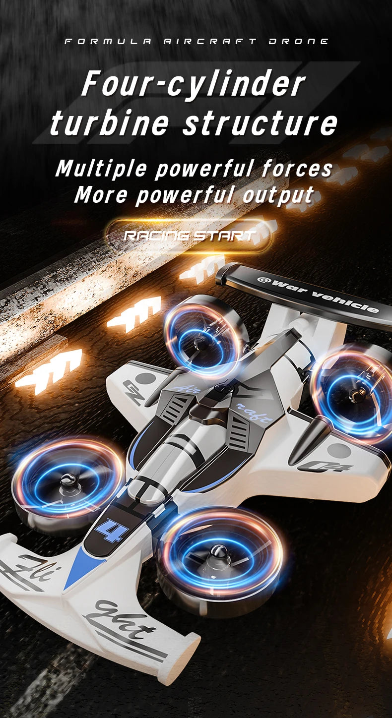 Dron Quadcopter 2 en 1 Tierra y Aire con Control Remoto