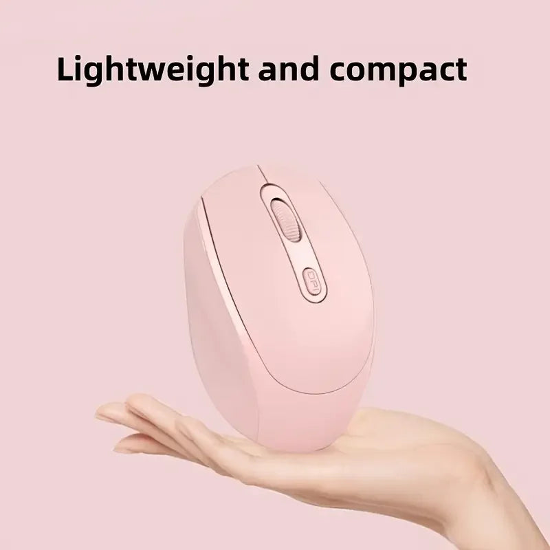 Ratón inalámbrico con batería para Gamer, modos duales, compatible con Bluetooth, 2,4G, USB, silencioso, para portátil, tableta, Macbook Mause