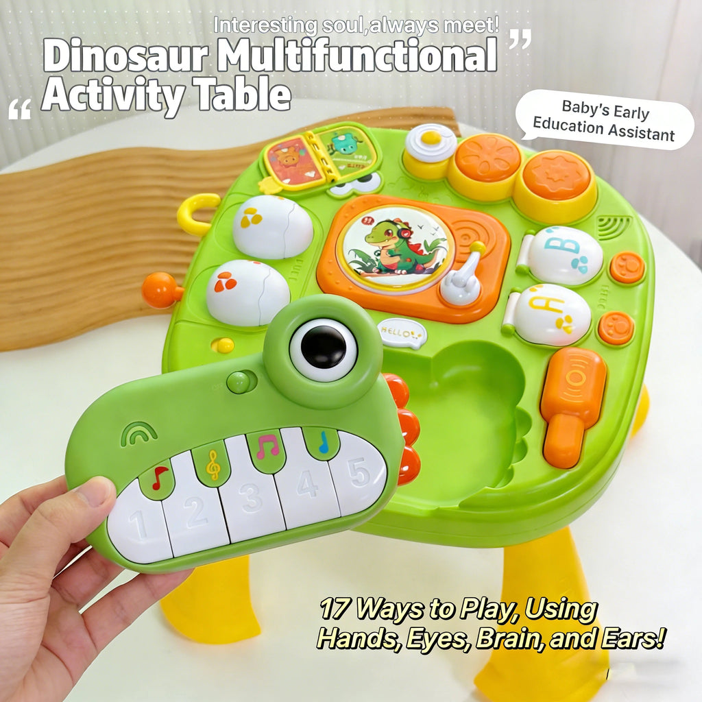 Mesa de Actividades Montessori con Luces y Sonidos para Bebés